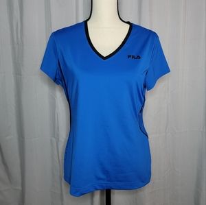 Fila Sport Core Racer performance tee blue Size large
